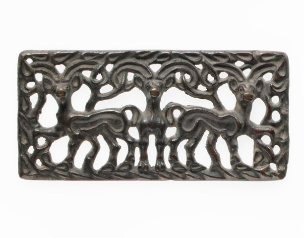 Belt Plaque with Three Ibexes