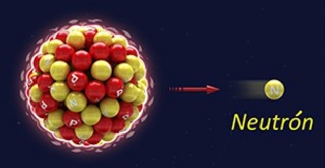Descubrimiento del neutrón.