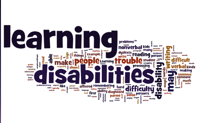 The term 'learning disability' is introduced.
