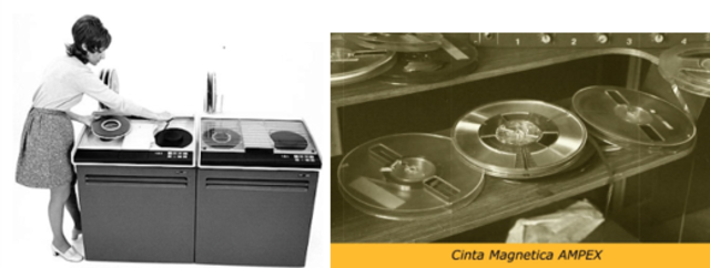 Cintas magnéticas para almacenamiento de datos