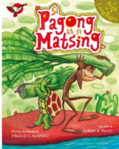 Books story of matsing at pagong ( 5 years old )