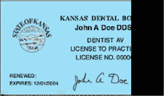 first dental hygiene license