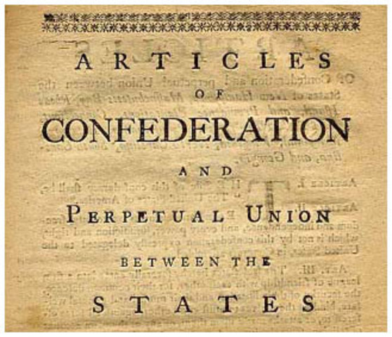 Articles of Confederation are approved