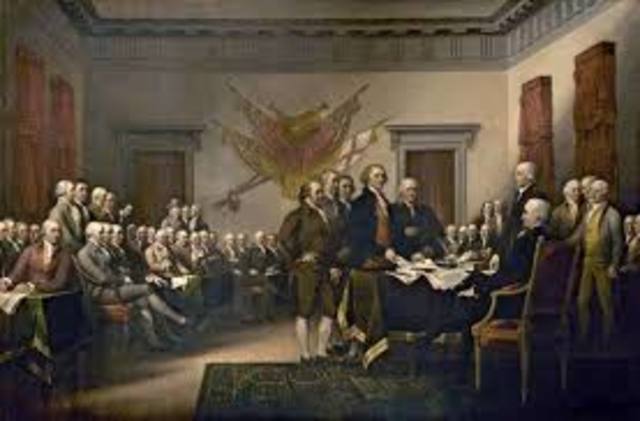 Adoption of the Declaration of Independence