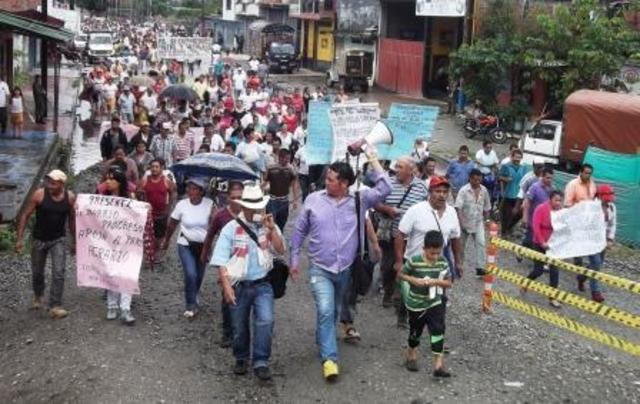MOVILIZACIÓN CAMPESINOS EN PUTUMAYO