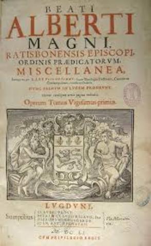 "Primer Alquimista Europeo"."Alberto Magno".