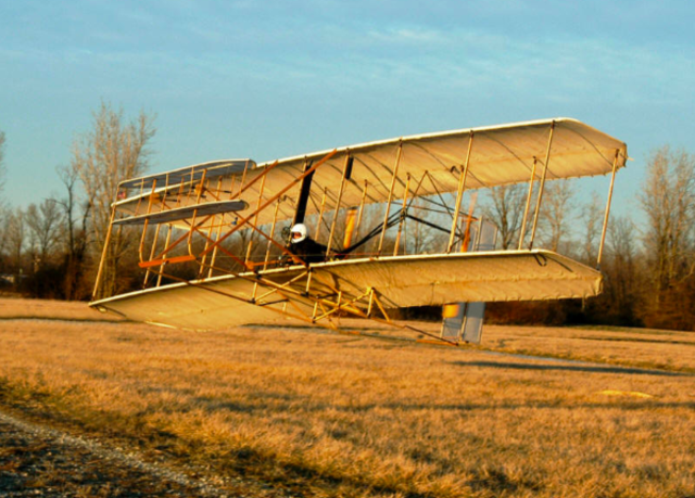 The invention of the airplane