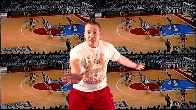 Hand checking was not allowed outside the post