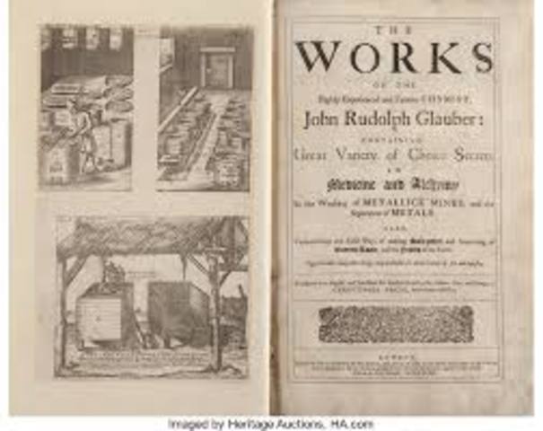 "Johan Rudolf Glauber"" La sal Maravillosa".