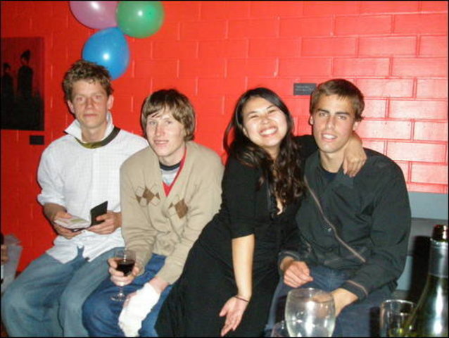 Photo of Sam and Susie at friend's birthday party