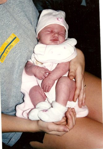 My daughter Haley is born