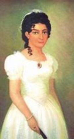 Fallecimiento de su esposa