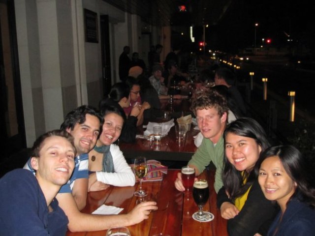 Photo of Sam and Susie with friends in Los Angeles