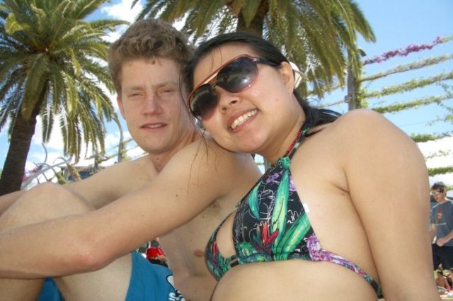 Photo of Sam and Susie on holiday in Brisbane