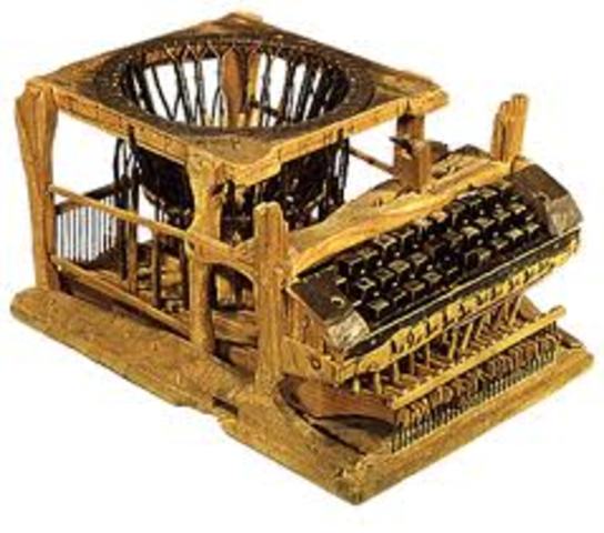 MAQUINA DE ESCRIBIR creada por - William A. Burt