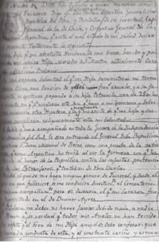 Fallecimiento y Testamento