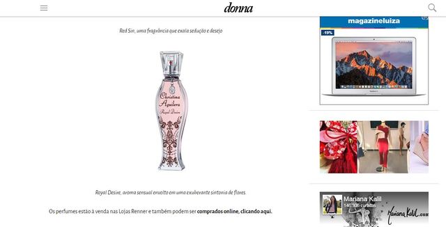 Publipost com a revista Donna