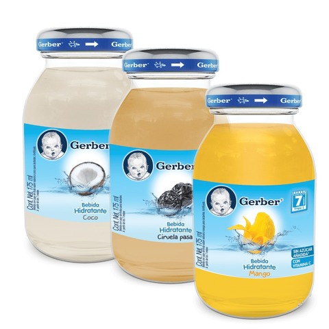 Alimentos para bebes envasados en vidrio