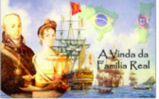 Chegada da Família Real Portuguesa