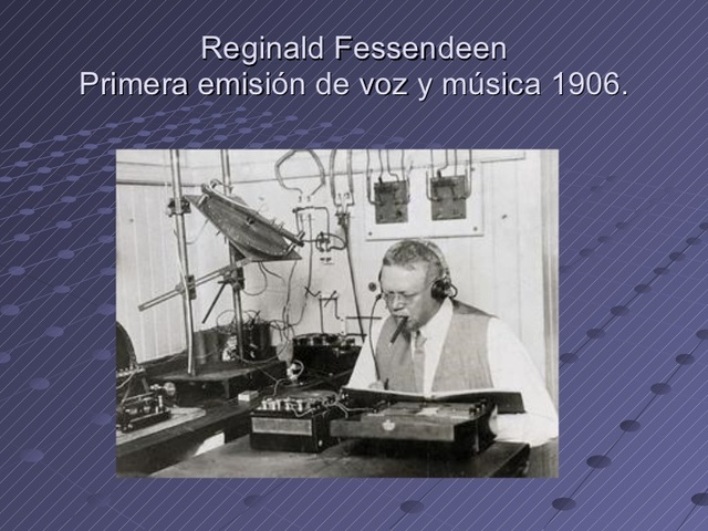 PRIMERA EMISIÓN POR RADIO EN EE.UU