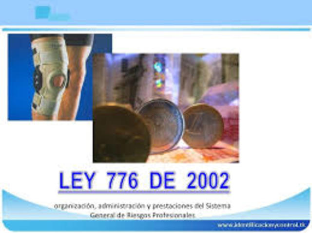 LEY 776 DE 2002 EN COLOMBIA