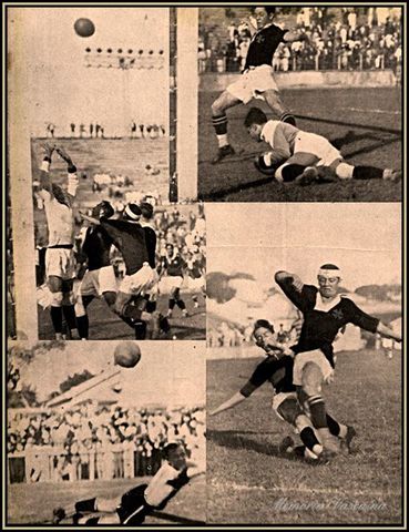 No futebol, és um traço