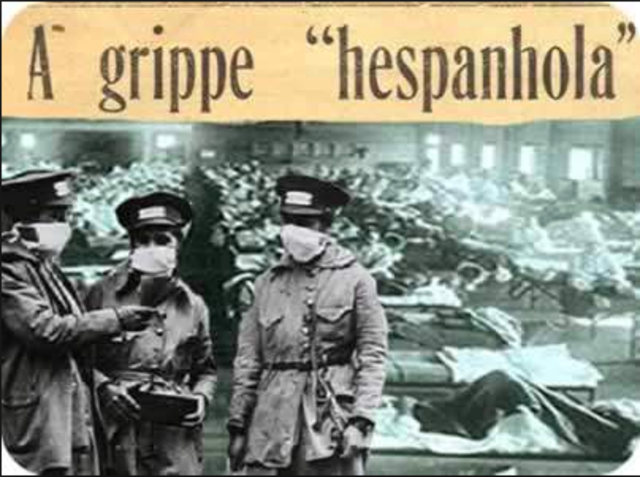 Gripe Espanhola mata milhares de pessoas no Brasil