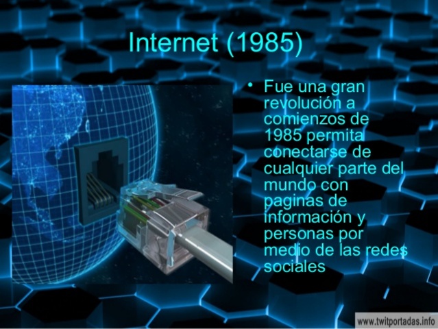 Internet establecido como tecnología