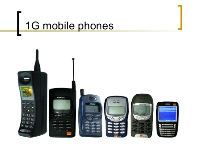 The 1g mobile phones was invented