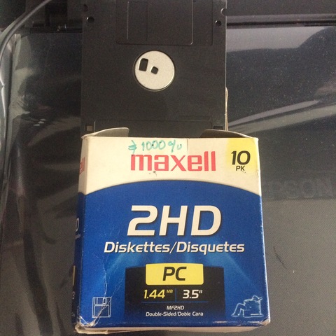 El disquete o disco flexible