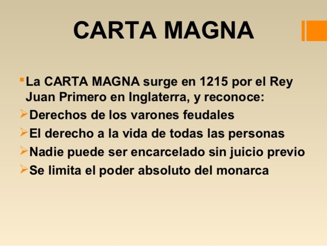 La carta de magna