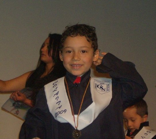 Mi graduación para pasar a primaria