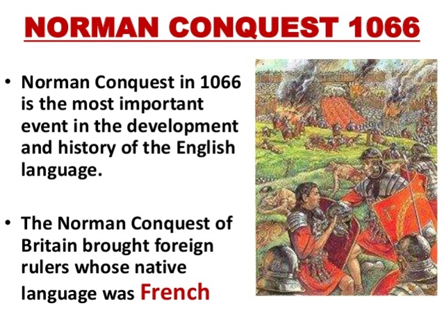 Norman Conquest (Middle English)
