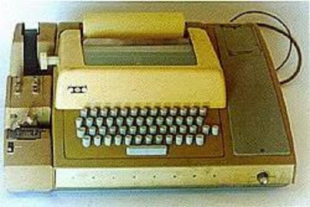 Origen del Teletipo/Teleimpresor.