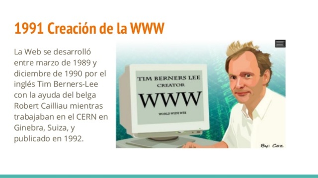 Creación de la WWW