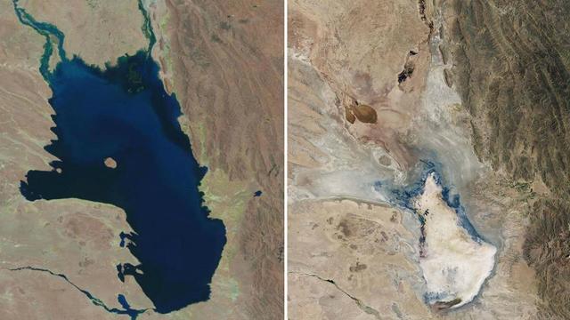 Desaparición del lago Poopo