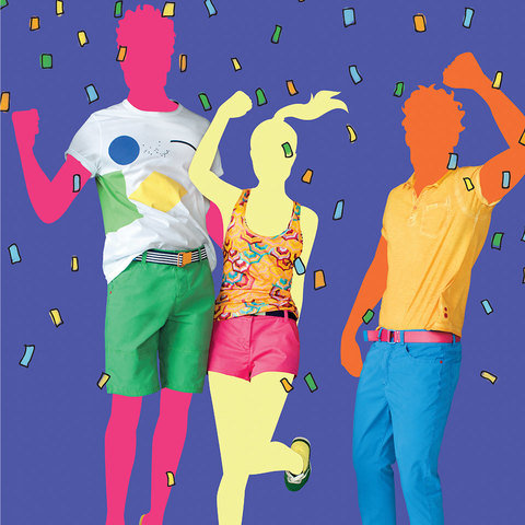 Lançamento da primeira coleção de roupas