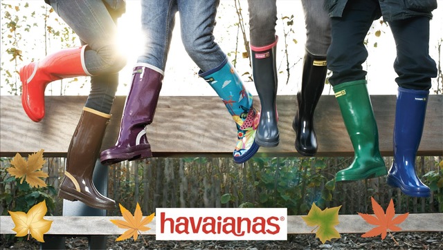 Lançamento das galochas Havaianas