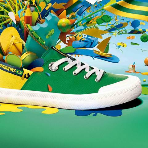 Lançamento das alpargatas e tênis