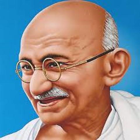 mahatma gandhi es un precusor como individuo en reconcer que todos tenemos derchos
