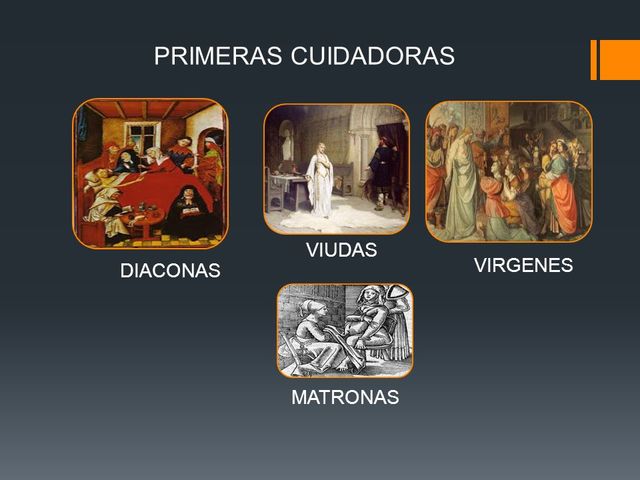 Primeras cuidadoras en era cristiana