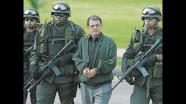 El "canciller de las FARC", alias "Rodrigo Granda" es capturado en Caracas.