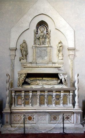 Monumento del cardinale de Braye di Arnolfo di Cambio