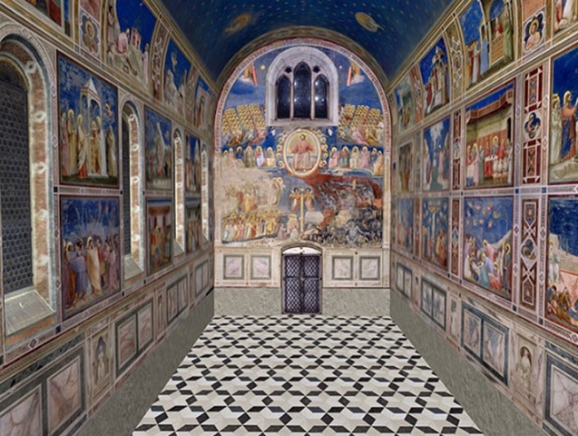 affreschi della cappella degli Scrovegni a Padova di Giotto