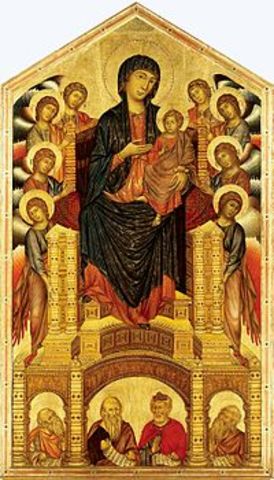 Maestà di Santa Trinità a Firenze di Duccio di Buoninsegna