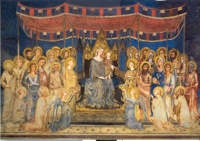 Maestà di Siena al Palazzo Pubblico di Simone Martini