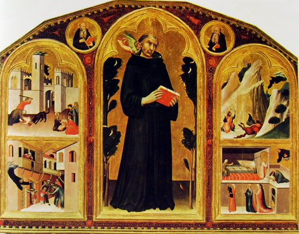Polittico del Beato Agostino Novello a Siena di Simone Martini