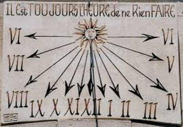 Relojes de sol y de agua