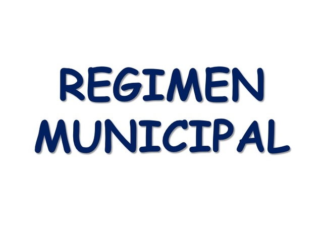"Régimen Municipal"-Decreto 1333.