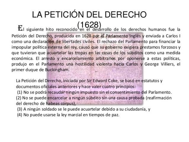 Petición de Derechos